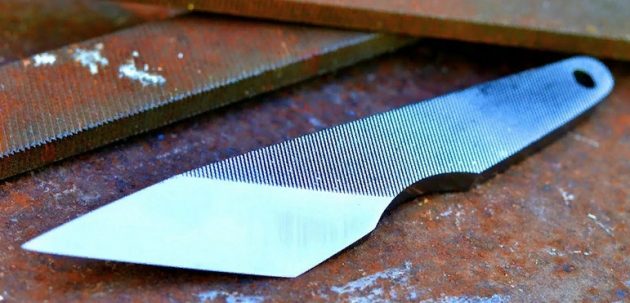 Самодельный нож из напильника